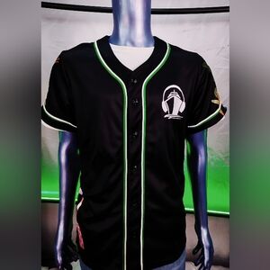 Groove Cruise Jersey Mens M Black Embroidered 24 EDM Streetwear